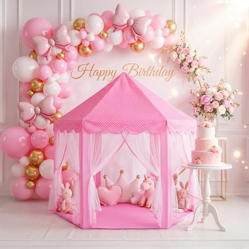 wilwolfer Hexagon Princess Castle Tent