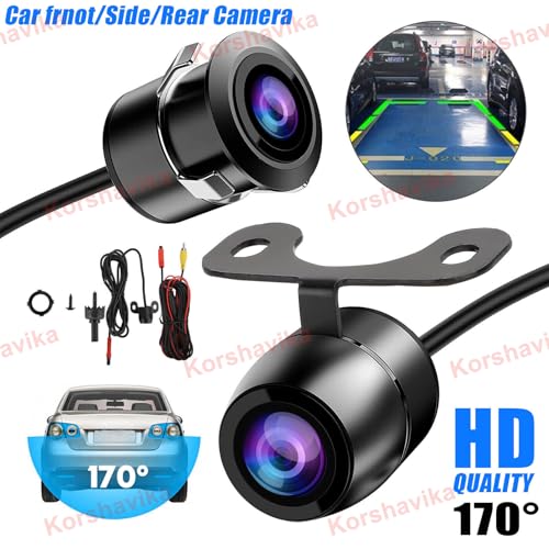 Image of AHD Backup Camera for Car 170 Degree Wide View Angle Waterproof Flush Mount
