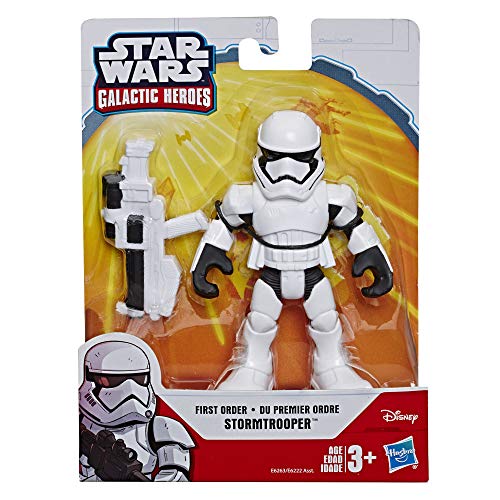 Playskool Heroes Star Wars Galactic Heroes 5" First Order Stormtrooper Action Figure With Blaster Accessory, Toys For Kids Ages 3 & Up #TOP1