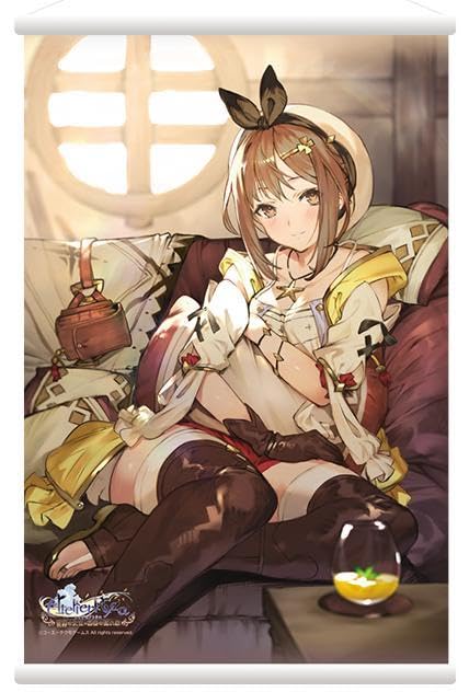 Amazon.co.jp: ライザのアトリエ 復刻B2ダブルスエードタペストリー 