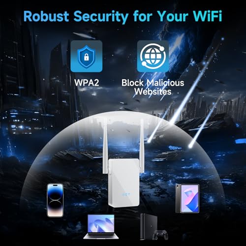 image for AERVY 2026 WiFi Extender Signal Booster, New Gen Internet Booster for 