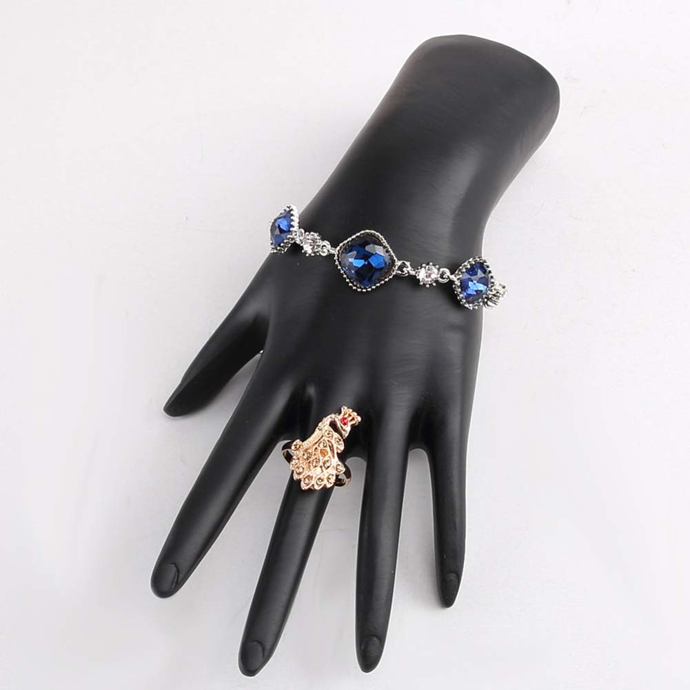 Espositore per Anelli e bracciali in Resina Nera, manichino a Forma di Mano, vetrina per la casa, Negozio, Strumenti e Attrezzature per Gioielli