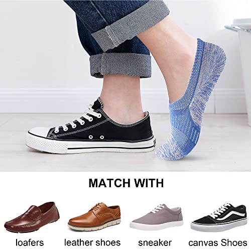 Image of Gonii Womens No Show Socks Athletic Ankle Socks Cushioned Running Low Cut | Breathable fabric, Reinforced toe heel, Thick sole pad, Anti-slip heel grip, Sweat-wicking, Anti-shrink, Sport & casual wear