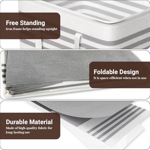 WOWBOX 2-Pack Laundry Hampers - 33% Off, Large Capacity & Foldable - Image 4