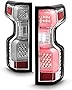 ACANII - For [Factory Incandescent Type] 2019-2023 Chevy Silverado 1500 Chrome Full LED Tail Lights Brake Lamps Assembly