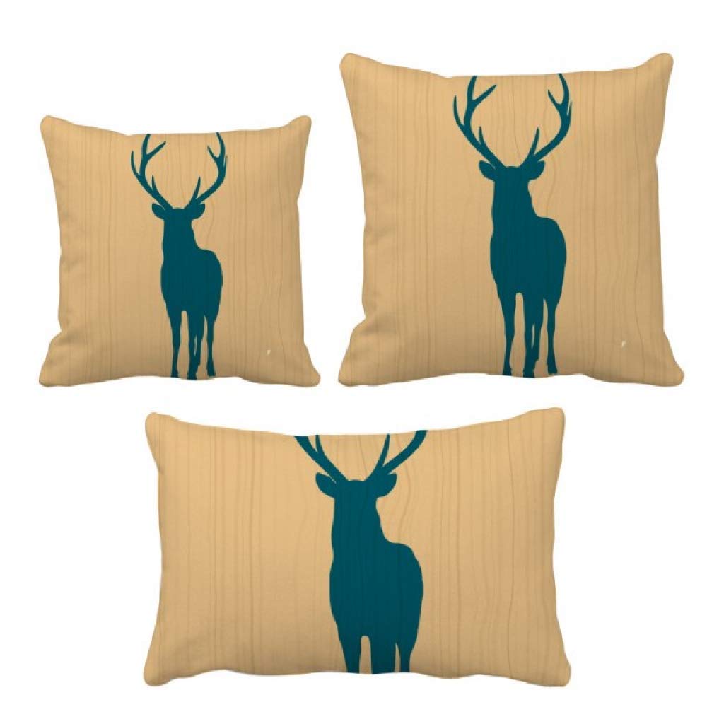 Housse de coussin cerf bleu pour raviver un fauteuil fatigué