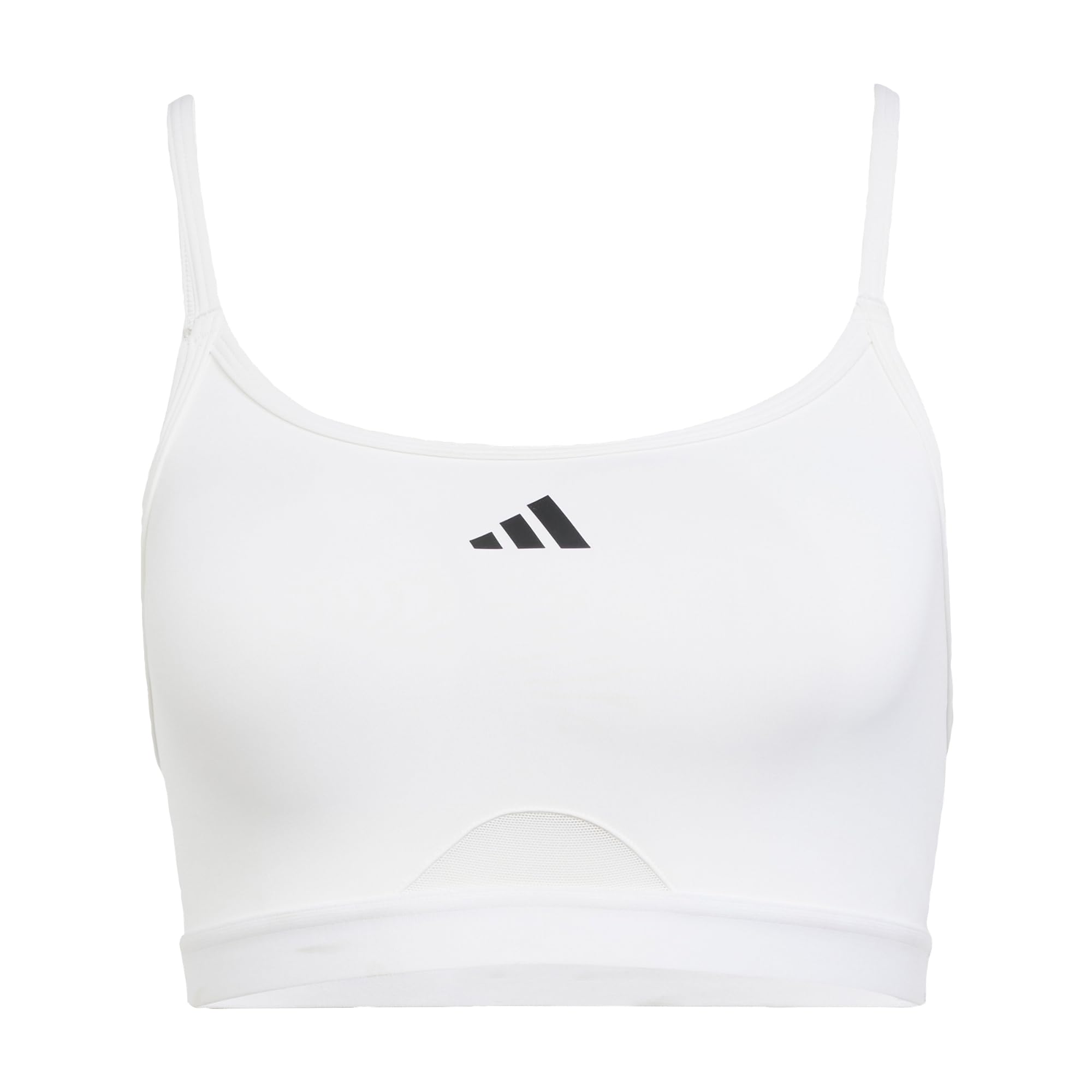 adidas Women Aeroreact Training Light Support Sports Bra, SCD White