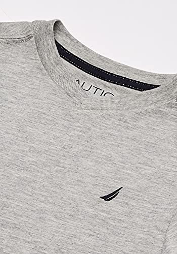 Image of Nautica Boys' Short Sleeve Solid V-Neck T-Shirt, Soft, Comfortable, Relaxed Fit