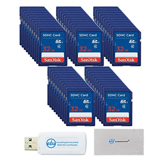 SanDisk 32GB SDHC Card - 50 Pack