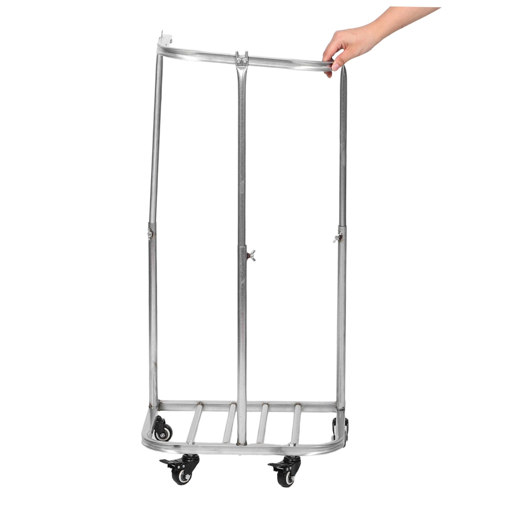 Soporte para Bolsas de Basura de Metal Resistente, Marco Plegable y Ajustable para Bolsas de Jardín, Portátil y Firme, Uso Agrícola y Exterior, Soporte Compacto para Acampar