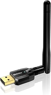 Vis Viva BT 5.1 USB Wi-Fi Adapter, USB Bluetooth Adapter Wireless Audio Dongle 328FT / 100M 5.1 Bluetooth Transmitter Receiver for Desktop Laptop