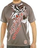 Ed Hardy Men's Sport Athletic Mesh Crew Tee Top