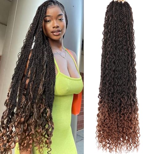 RuiYok 30 Inch Boho Island Twist Crochet Braids 9...