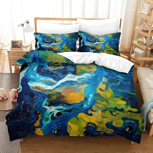 Housse de Couette Microfibre Hypoallergénique Ultra Douce 140x200
