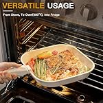 Astercook 23 Pcs Pots and Pans Set Non Stick, Ceramic Cookware Set Detachable Handle, RV Kitchen Cooking Set Removable Handles, Oven Safe, Induction Ready, Stackable Non-stick Set, Cream White - Image 3