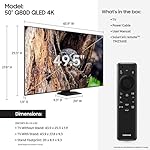 SAMSUNG 50-Inch Class QLED 4K Q80D Series Quantum HDR+ Smart TV w/Dolby Atmos, Object Tracking Sound Lite, Direct Full Array, Motion Xcelerator, Alexa Built-in (QN50Q80D, 2024 Model) - Image 2
