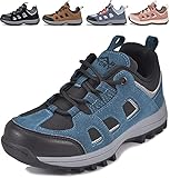  MARITONY Kinderschuhe Jungen Mädchen Kinder Schuhe Wanderschuhe Trekkingschuhe Sportschuhe Laufschuhe Turnschuhe Sneaker, Schwarz Blau 31 EU