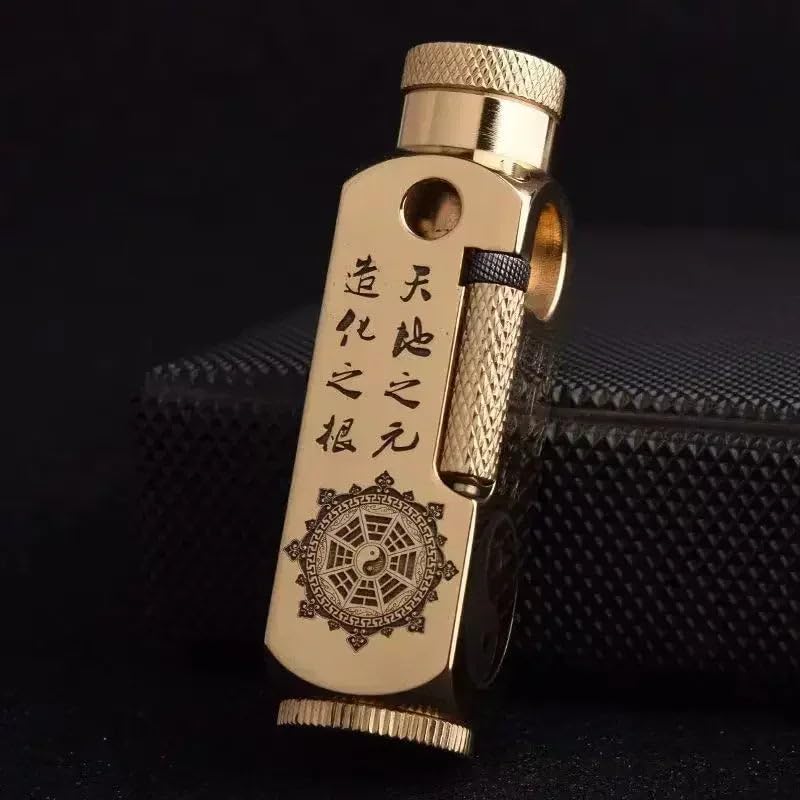 Encendedor ZORRO 130S Vintage de Bronce Recargable