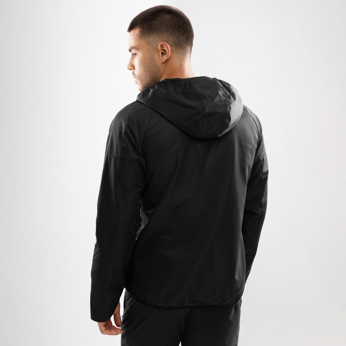SIROKO Chaqueta cortavientos entrenamiento fitness Grand Marathon Negro