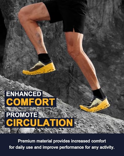 Image of Compression Socks for Women & Men(1 /3 /7 /8 PACK) - Best for Running,Medical,Nurse,Travel,Cycling-20-30mmHg