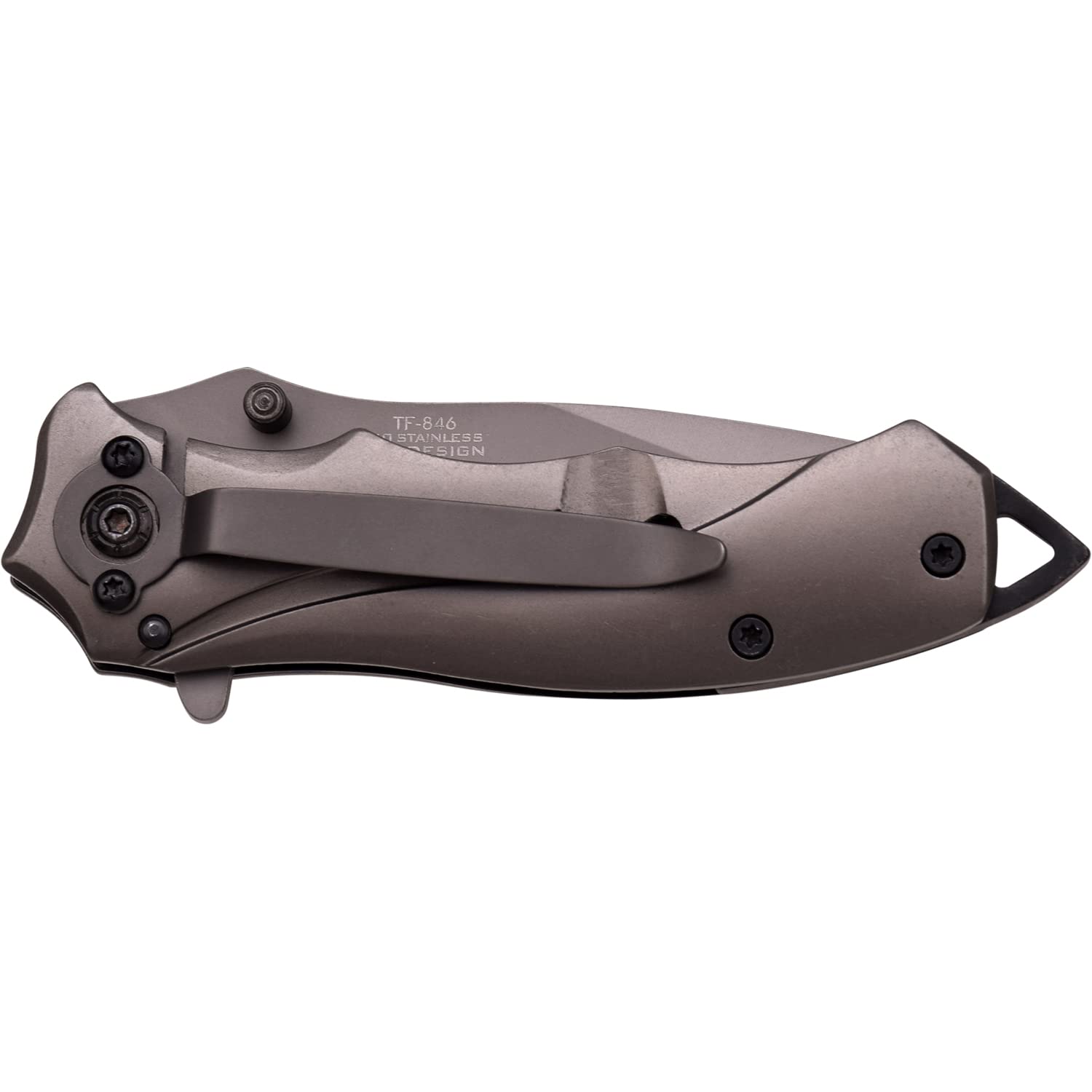 Amazon.com: Tac-Force- Folding Pocket Knife – Gray TiNite Coated