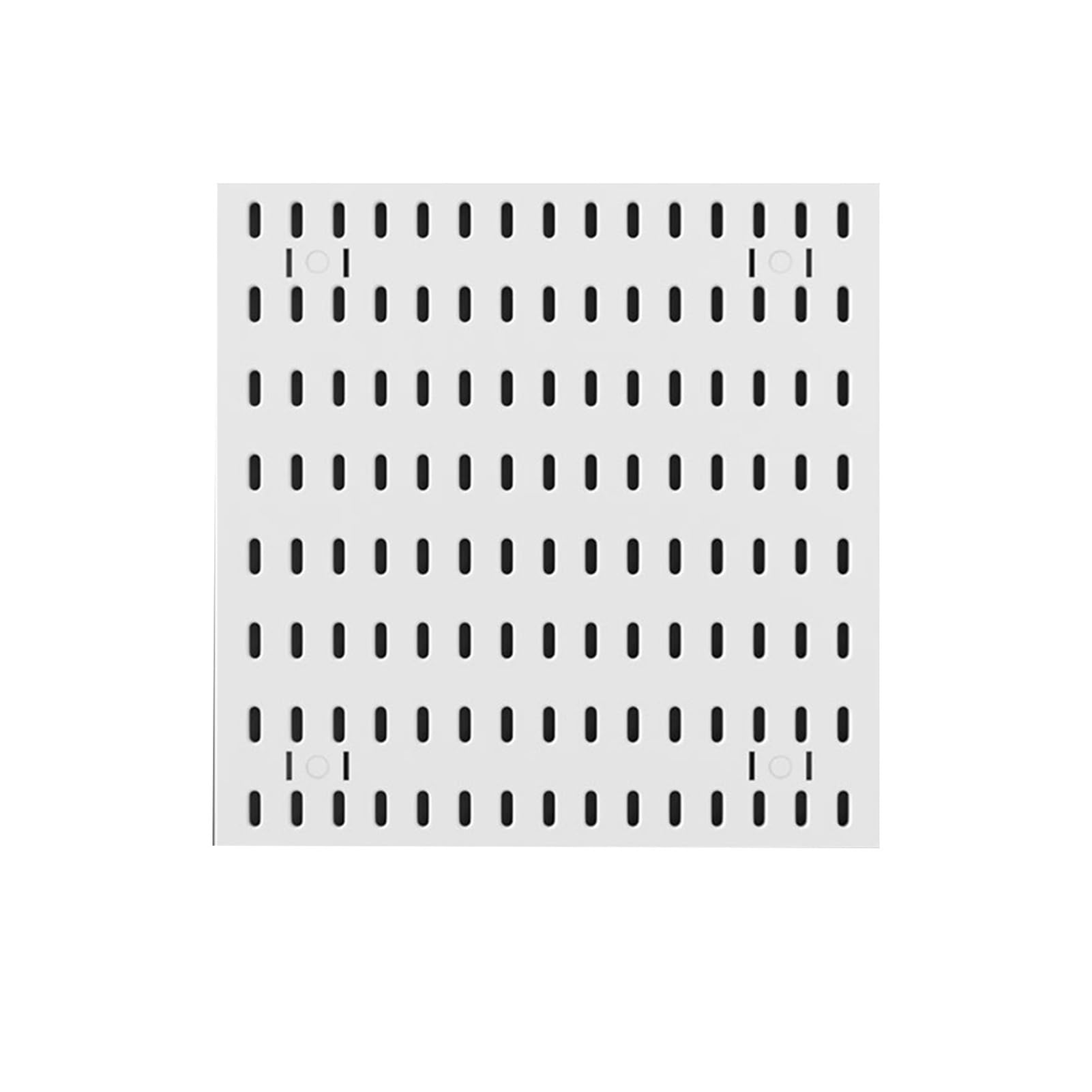 Plastikowy organizer narzędziowy Pegboard, zestaw kombinowany Pegboard, panele Pegboard bez otworów, wielofunkcyjny stojak ścienny Pegboard do sypialni i kuchni Pegboard (12x12 cali-B)