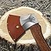 34.3 Inch Professional Wood Splitting Axe, Wood Chopping Axe with Leather Sheath, Standing Ax, Tree Felling Ax, Springboard Ax, Sporting Axse, Racing Axes for Timbersports - Head 5.5lbs