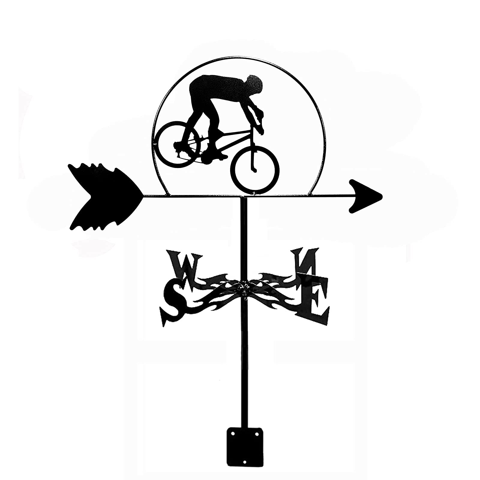 Girouette en acier inoxydable, outil de mesure, indicateur de direction, p