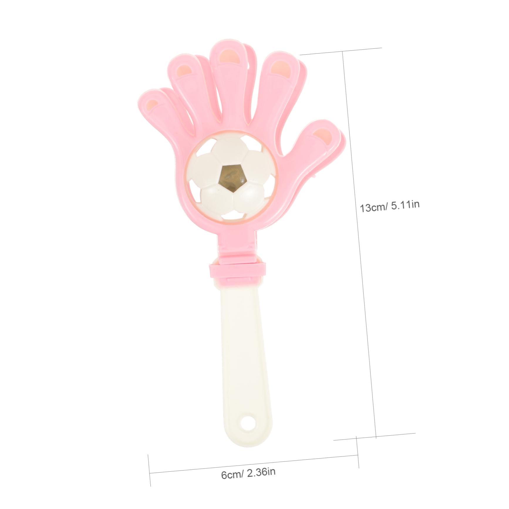 Abaodam Handbell Toys Cheer Clappers Hand Bell Hand Bells Party Favors Random Color