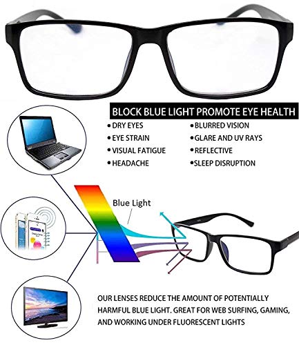Image of Optify full rim free size Power reading glasses with blue block light filter & anti reflective coating for Men and Women