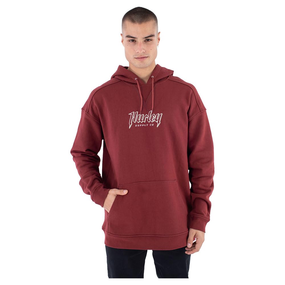 Hurley Men's Matador Ironclad Heaveyweight Fleece Po Hoodie L
