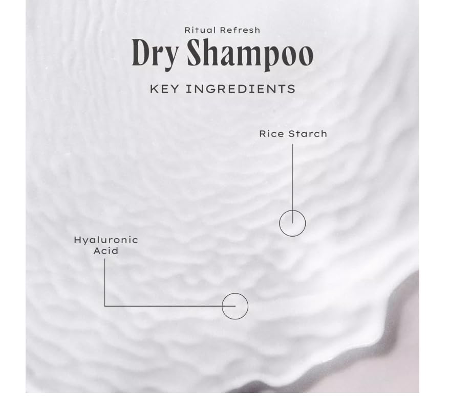 Being Frenshe Cashmere Vanilla DRY SHAMPOO, Ritual Refresh with Hyaluronic Acid + Rice Starch, 5 fl oz