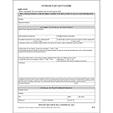 Employee’s Fitness to Return to Work Form, 8.5 x 11, 75 Pack, J. J. Keller & Associates, Inc.