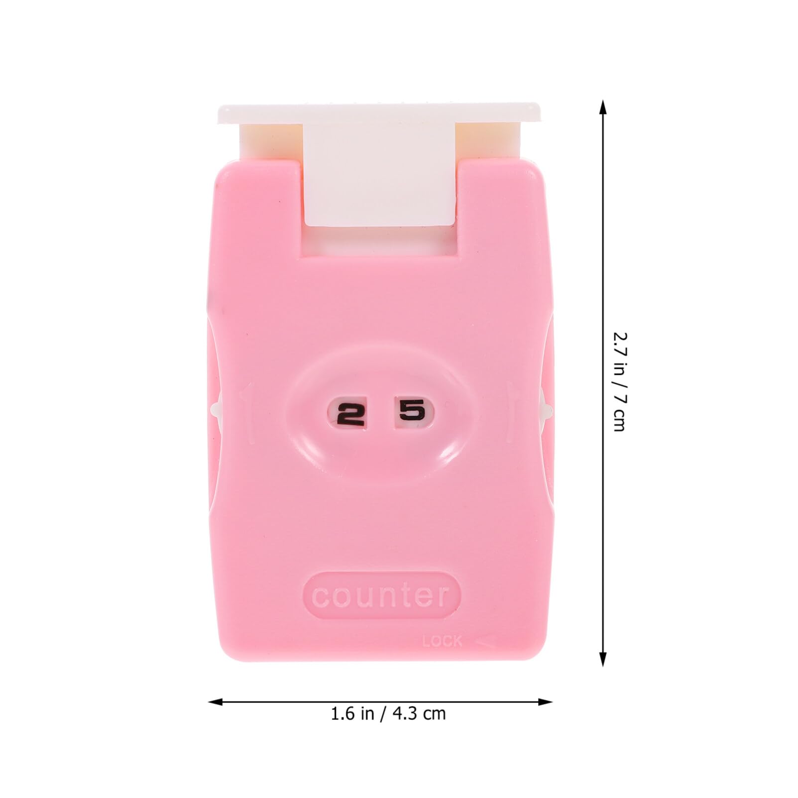 Contatore di punti, 3 pezzi piccolo portatile mini rosa filato per