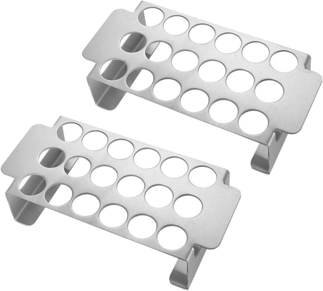 SOLUSTRE 2pcs Chili Grill Chicken Drumstick Holder Chili Rack with Handle Chili