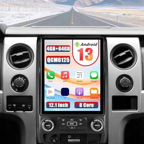 Radio Auto Qualcomm 6125 12.1" Android 13 para Ford F150 miniatura 1