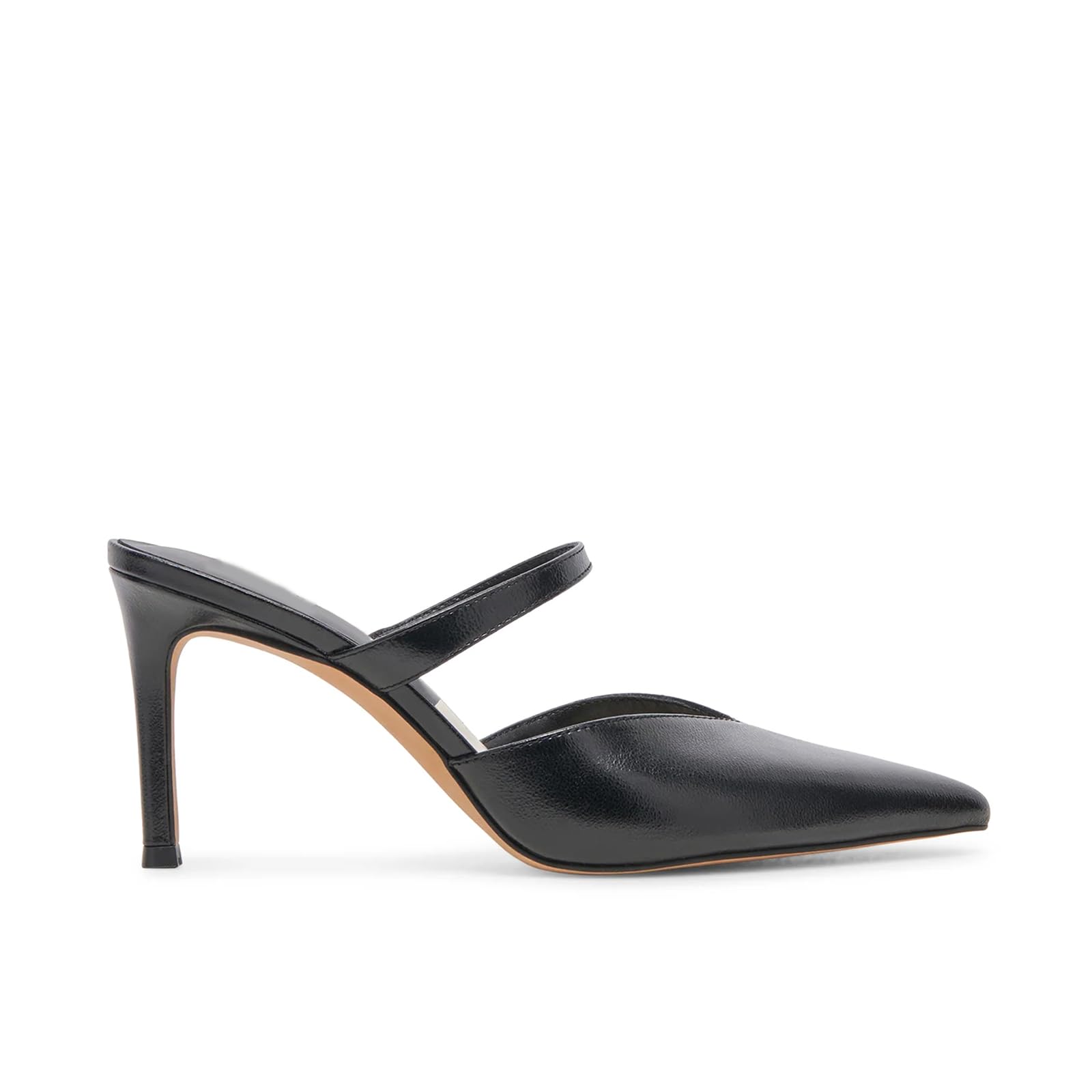 GTBINGGO Pointed Toe Heels for Women Slip on Pumps Pointy Stiletto Heels Dressy Sexy Fashion Leather Pumps