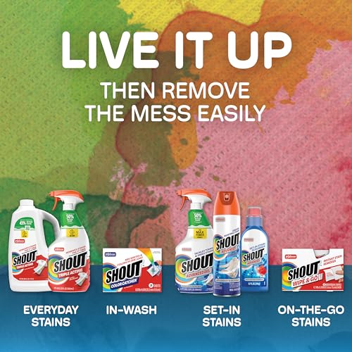 Shout Free Laundry Stain Remover Spray, Active Enzyme Formula is Fragrance, Bleach, and Dy - image 9