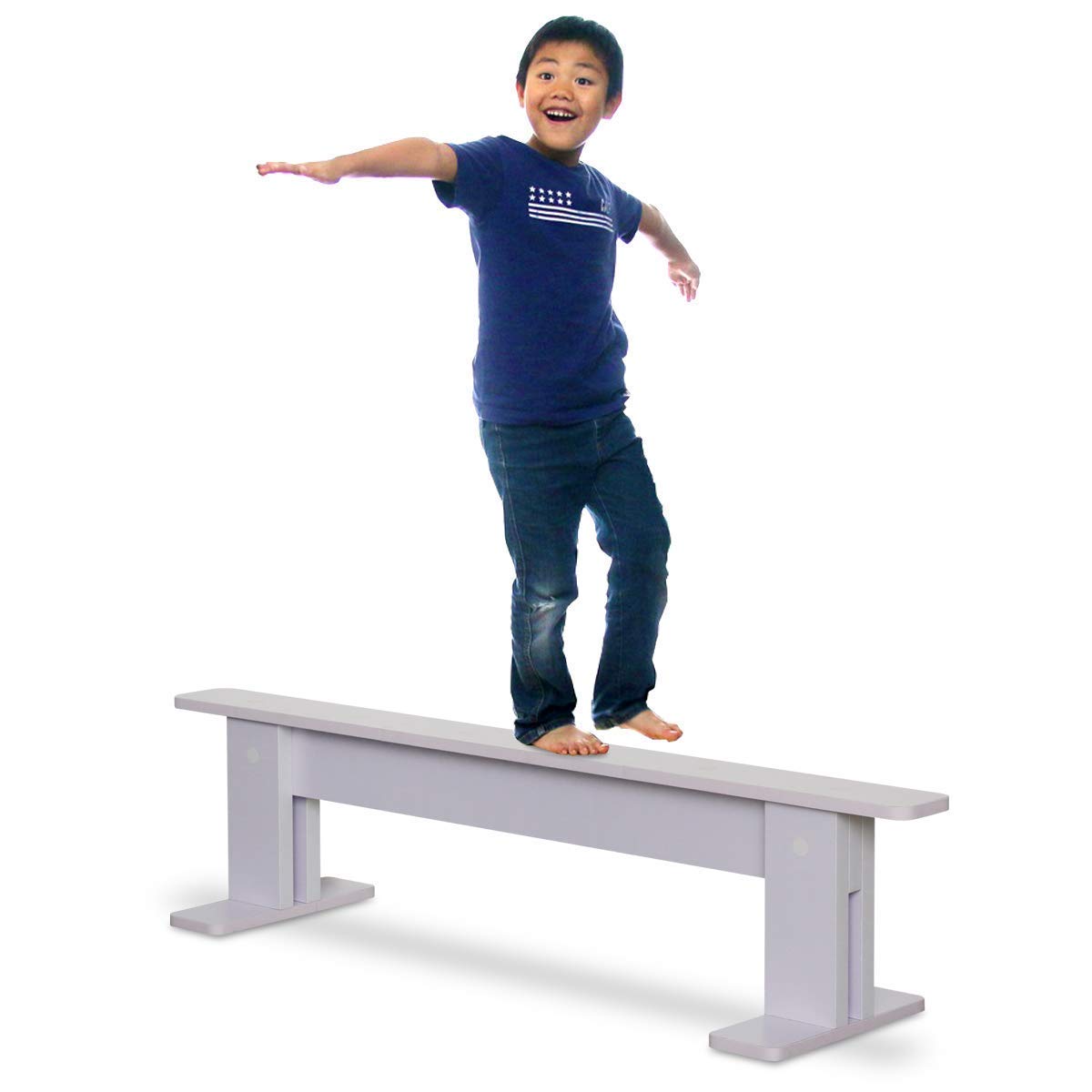 Amazon.co.jp: RiZKiZ 子供用平均台 【ホワイト】 120cm バランス感覚