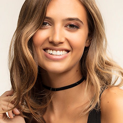 Foto von Thomas Sabo Damen Kette Choker Samt Schwarz 925 Sterling Silber KE1728-331-11-L36v