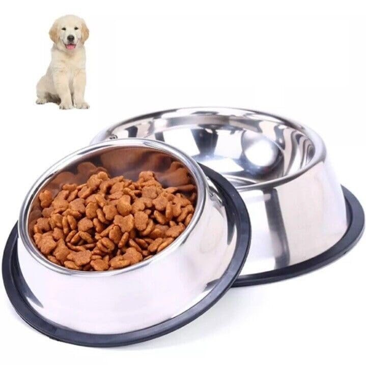 2 Pack Cat Bowls Stainless Steel Cat Food and Water Bowls with Rubber Base Anti Slip Cat Food Bowl Small Pet Bowl Stackable Cat Feeding Bowls (B0CT2PS3BJ) Amazon Price History, Amazon Price Tracker