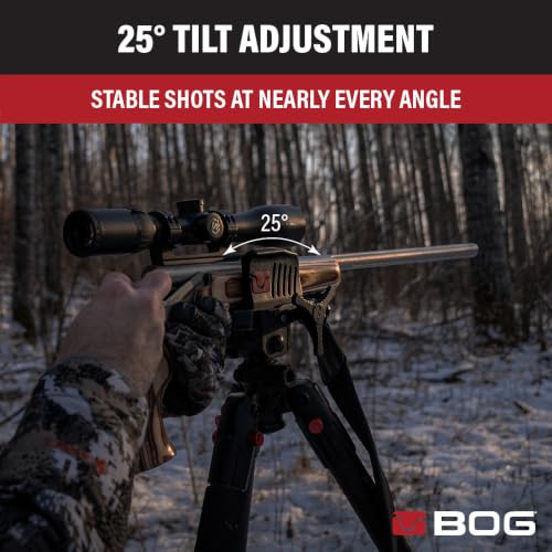 Image of BOG DeathGrip Hunting Tripod, 7 inch-59 inch, Lightweight, Gun Clamp, Shooting Rest