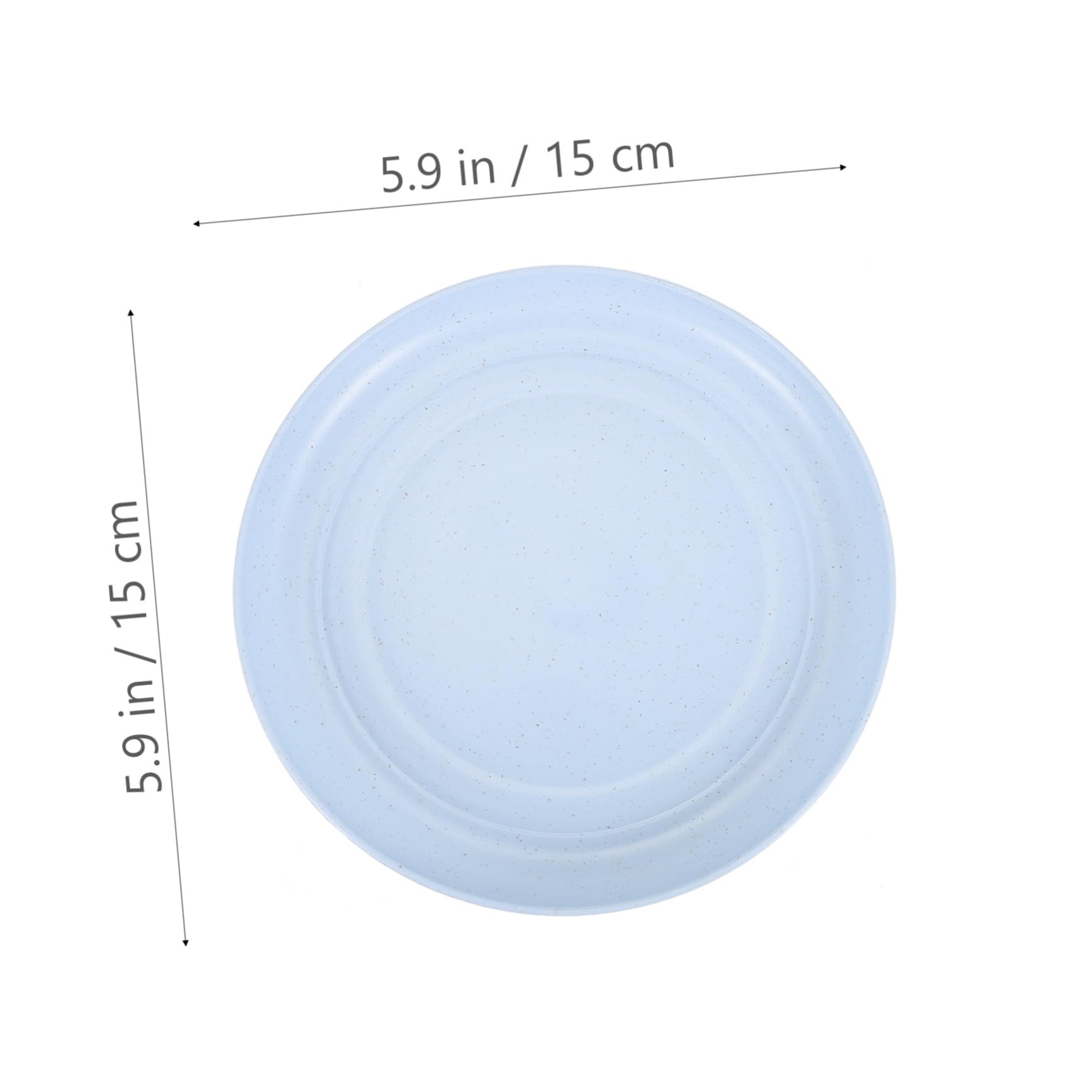 BEBEMOKO 1 Set Wheat Straw Snack Plates Versatile Food Containers with Storage Rack Unique Shapes for Fruits Dishes Treats Easy to Clean Random Colors Dinnerware Random Color