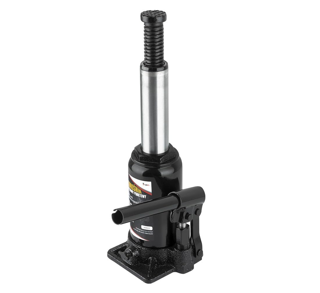 SIO Gato Hidráulico de Botella 10 Toneladas – Elevador Hidráulico Profesional para Coche, SUV, Furgoneta y Taller – Gato Mecánico Compacto Alta Resistencia para Automoción y Mantenimiento
