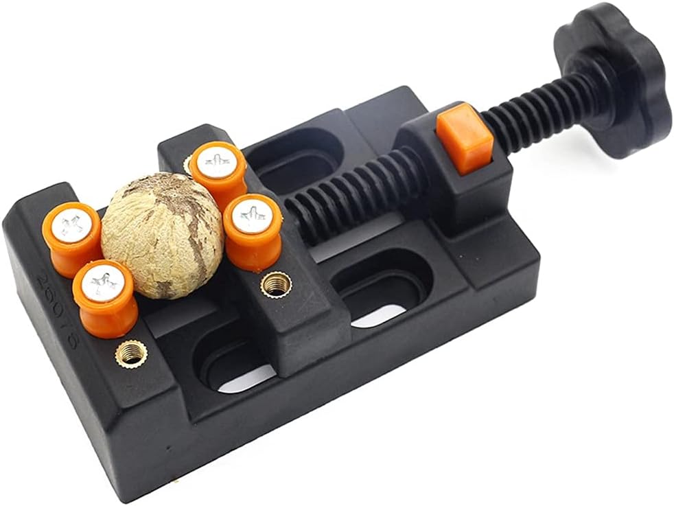 Walnut Nut Clip Universal Mini Vise Clamp Table Bench Vice for Jewelry Nuclear Carving Tool