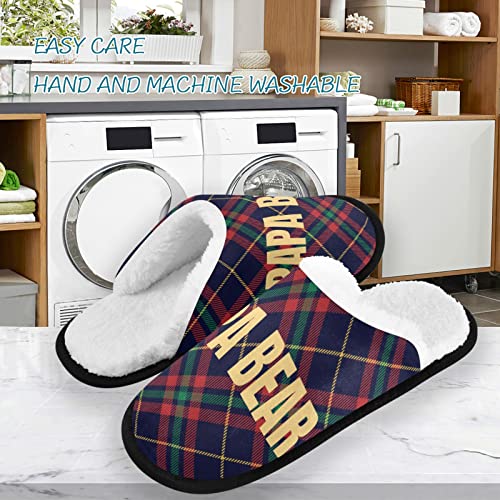 visesunny Slippers for Women Mens Stylish Foral Winter Warm Memory Foam Cotton Home Slippers Soft Plush Fleece Slip on House Slippers Unisex Indoor Outdoor Shoes4