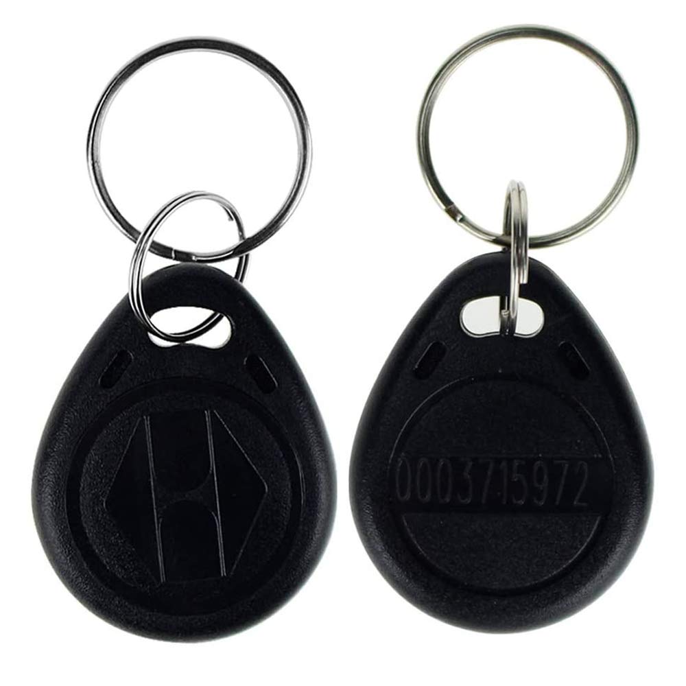 Llavero RFID 125 KHz Tarjeta EM-ID Control Acceso Puerta Solo Lectura Paquete 10