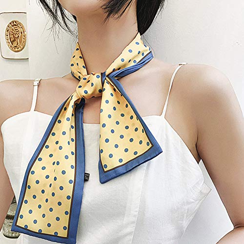 X&F Women's Fashion Long Skinny Neck Scarves Wrap Head Hair Scarf2