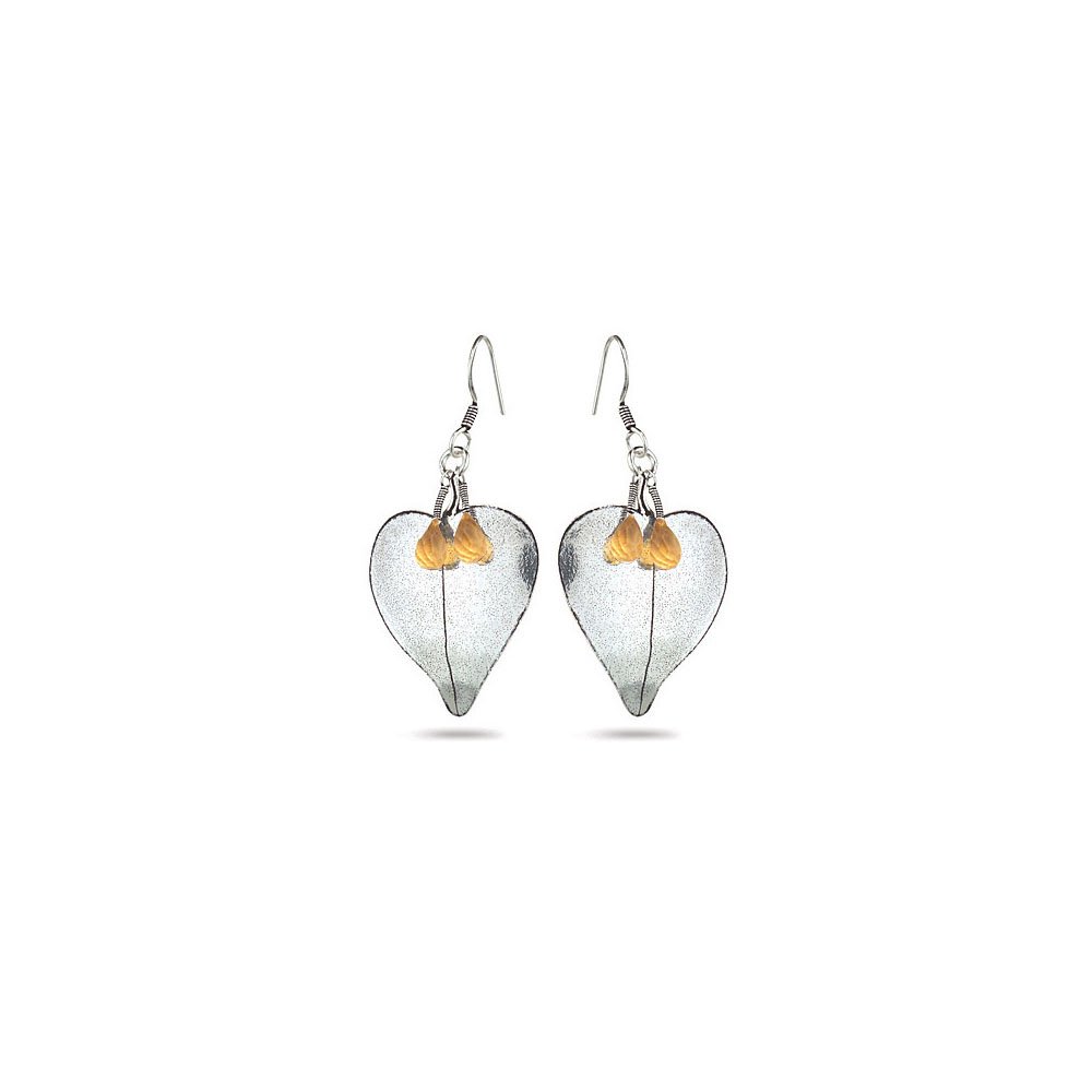 3.00 Cts Citrine Earrings in Sterling Silver