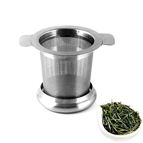 Wady Theepot Filter Roestvrij Staal Thee Buis Roestvrij Staal Theepot 6,5x8cm Einde Gat met Tap met Mok Cover Theepot Cup